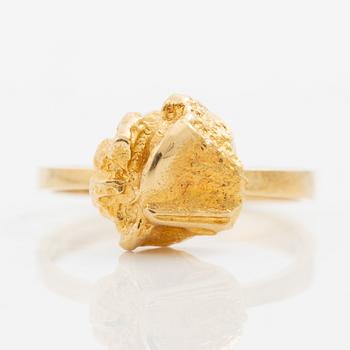 Björn Weckström, ring, 18K gold with, for Lapponia. Finland.