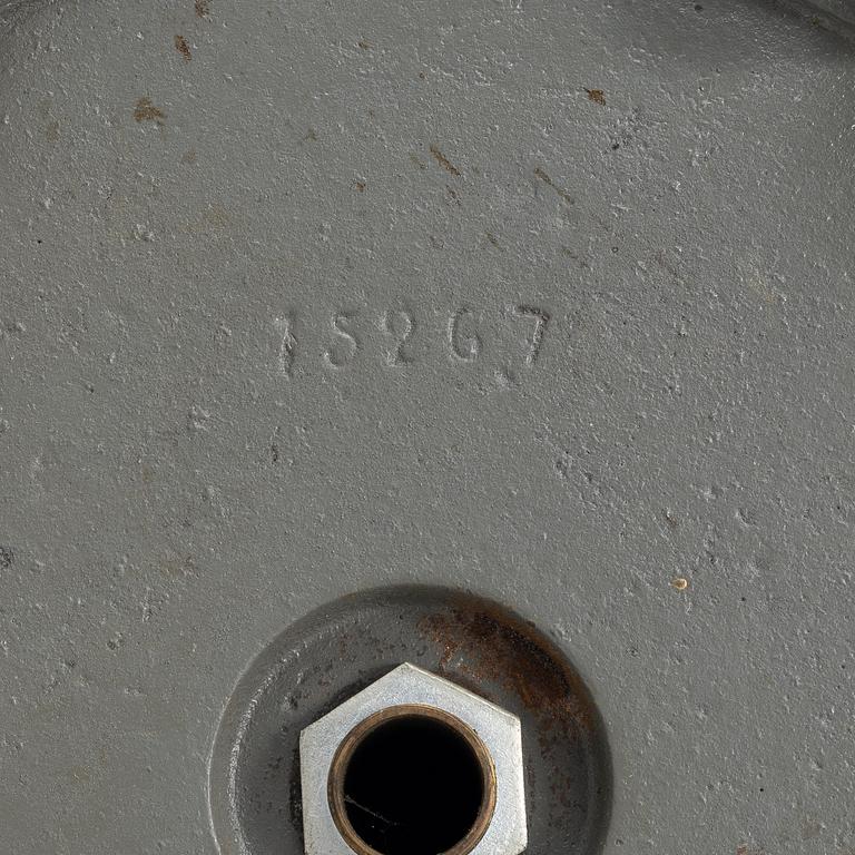 Harald Notini, golvlampa, modell "15597", Arvid Böhlmarks Lampfabrik, Stockholm, 1950-tal.