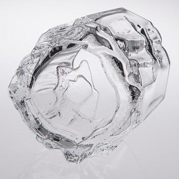 TAPIO WIRKKALA, VAS, glas, signerad Tapio Wirkkala Iittala.