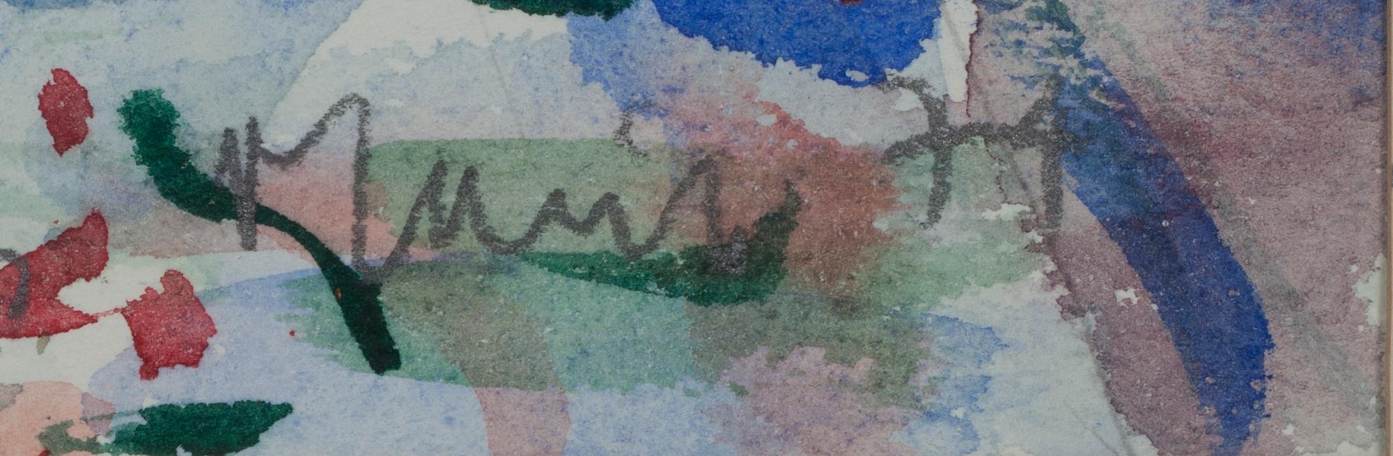 SAKARI MARILA, akvarell, sign. o dat. -74.