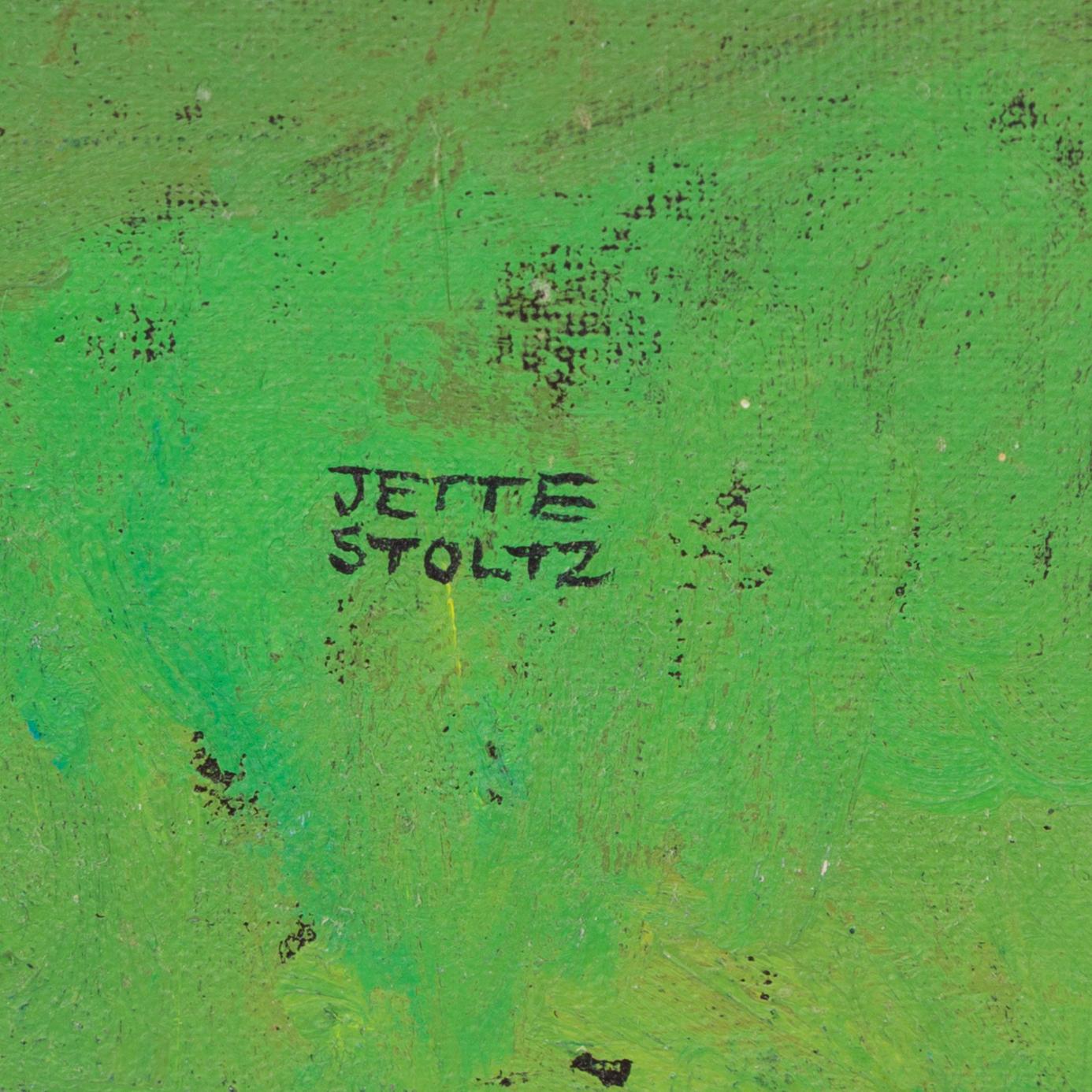 Jette Stoltz, oil on canvas, signed.