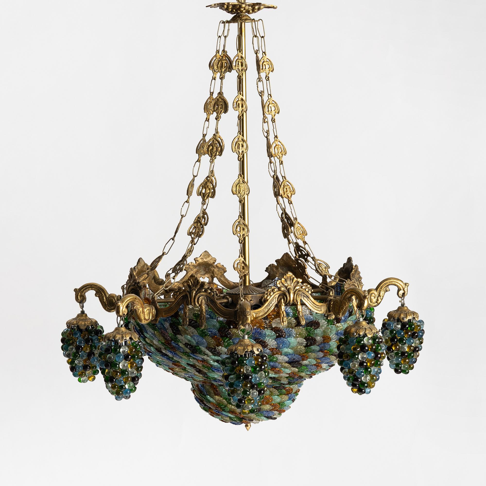 Taklampa, möjligen Italien, 1900-talets andra hälft.