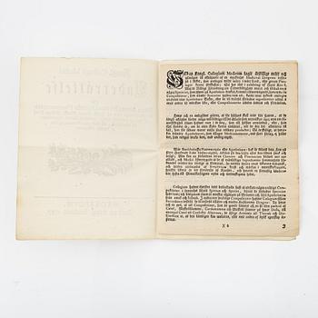 The first Swedish Pharmacopoeia, 1686.
