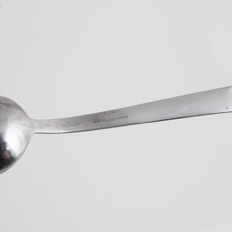 Folke Arström, a 116 piece stainless steel "Thebe" flat wear set, Gense, Sweden.