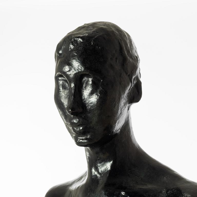 Gudmar Olovson, sculpture. Signed. Numbered. Foundry mark. Bronze, height 71 cm, length 36 cm.