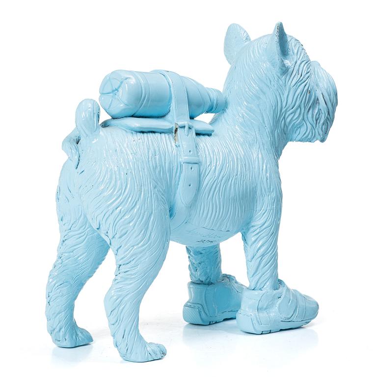 William Sweetlove, "Cloned Griffon Bruxellois with pet bottle.".