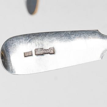 A silver cutlery set, Russia and Estonia, 19th-20th century, including Moscow 1879, St Petersburg 1890 (98 pieces).