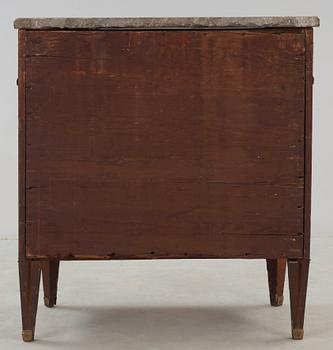 A Gustavian 18th cenury commode attributed to J Hultsten, master 1773.