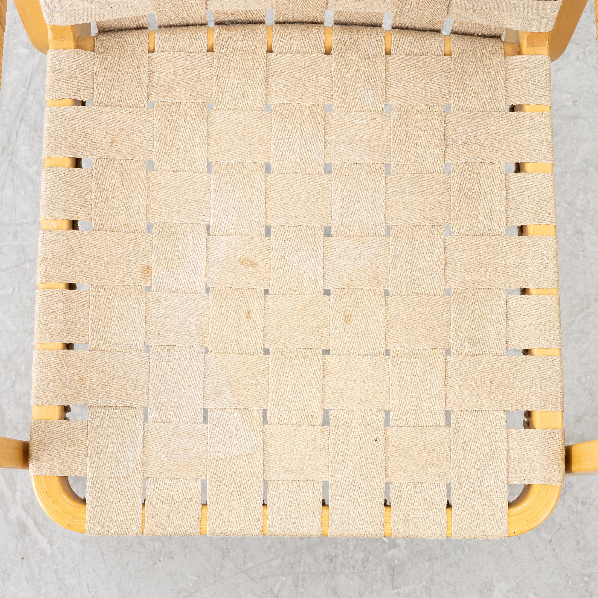 Alvar Aalto, karmstolar, ett par, modell 45, Artek, Finland.