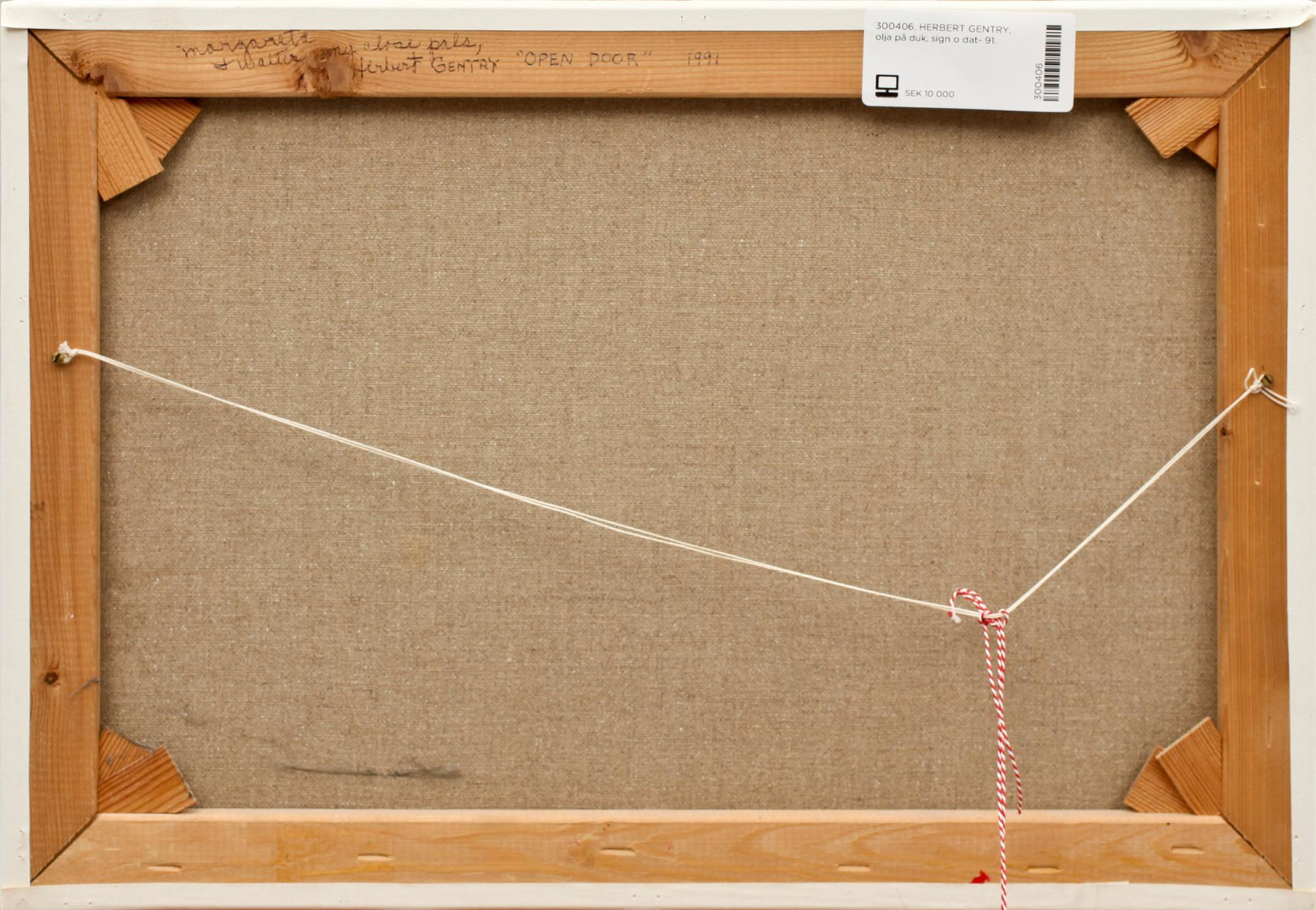 HERBERT GENTRY, olja på duk, sign o dat- 91.