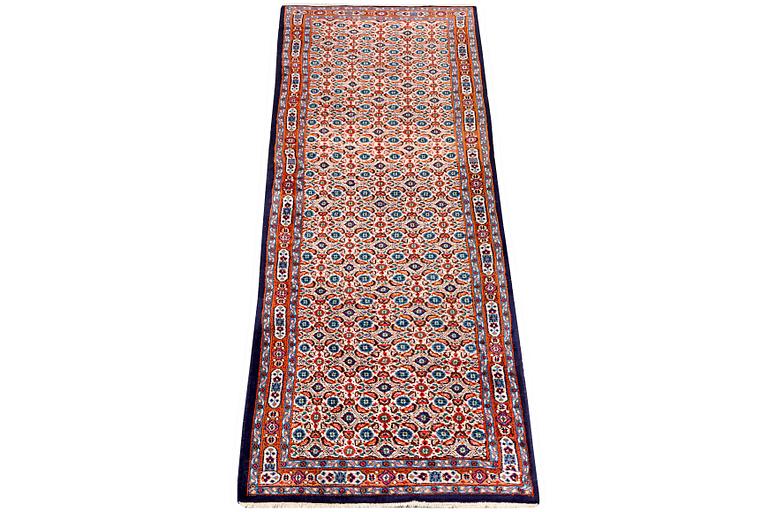 A runner carpet, Moud, x. 295 x 84 cm.