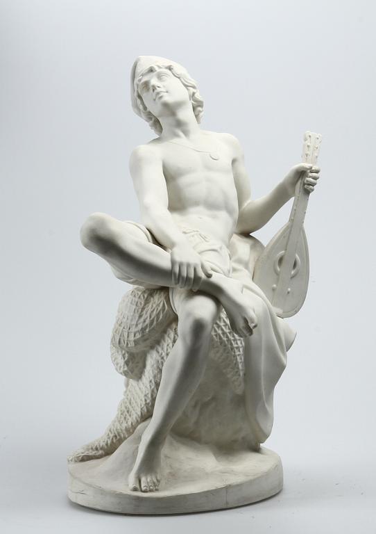 FIGURIN, parian, Gustavsberg, 1900-tal.