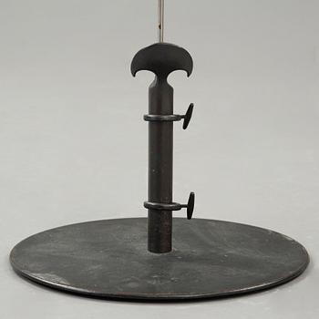 Tore Ahlsén, a patinated bronze floor lamp, probably for Nordiska Kompaniet, Sweden 1940-50's.