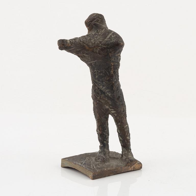 Bror Marklund, skulptur, osignerad, brons, höjd 19 cm.