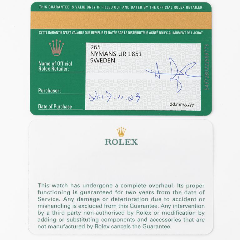 Rolex, Oyster Perpetual, Cosmograph Daytona, Chronometer, "Diamond Dial", wristwatch, 40 mm.