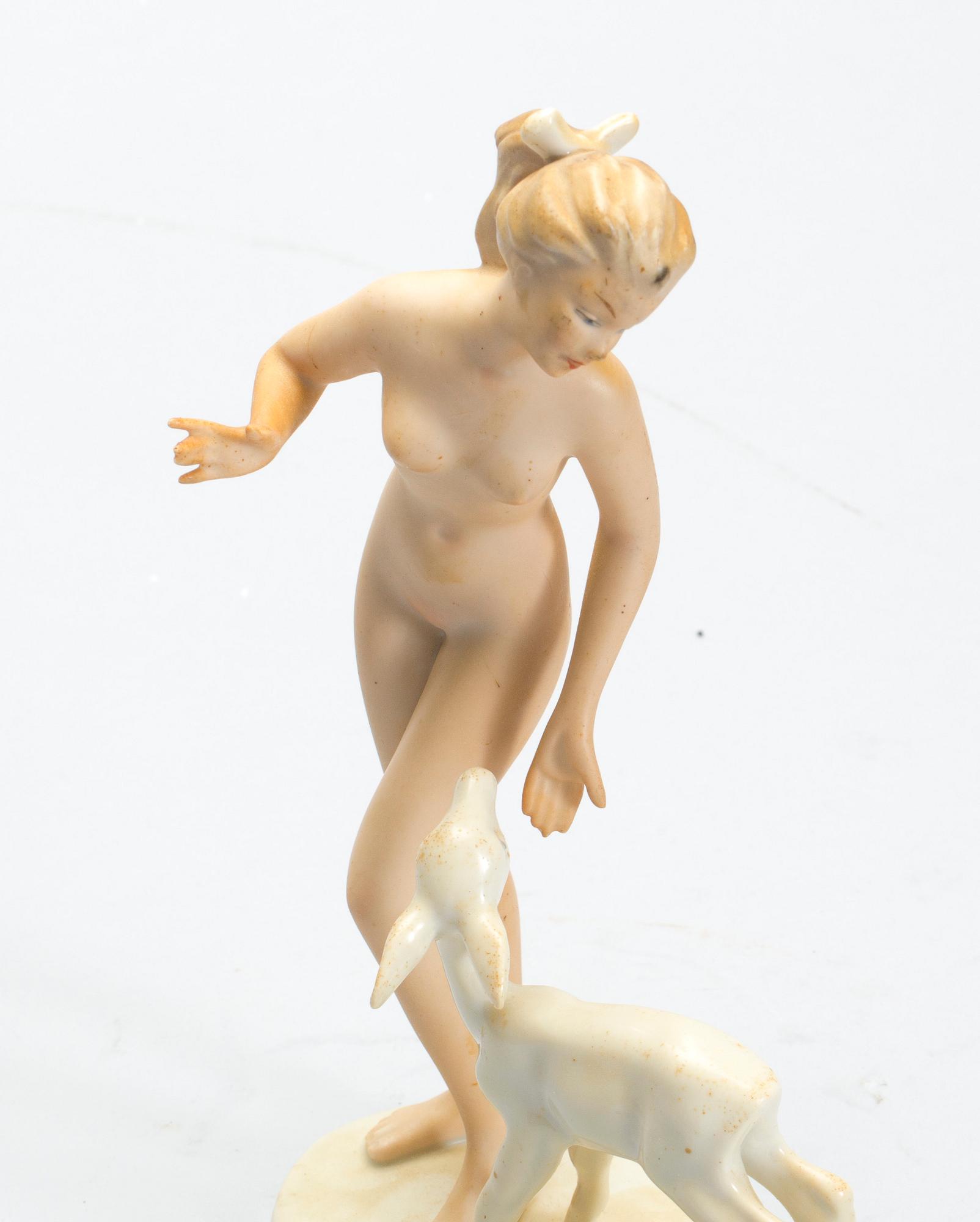 FIGURIN, porslin, Wallendorf.