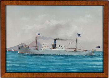 OKÄND KONSTNÄR 1800/1900-TAL, Ett par, Gouacher, den ena signerad AJ?.