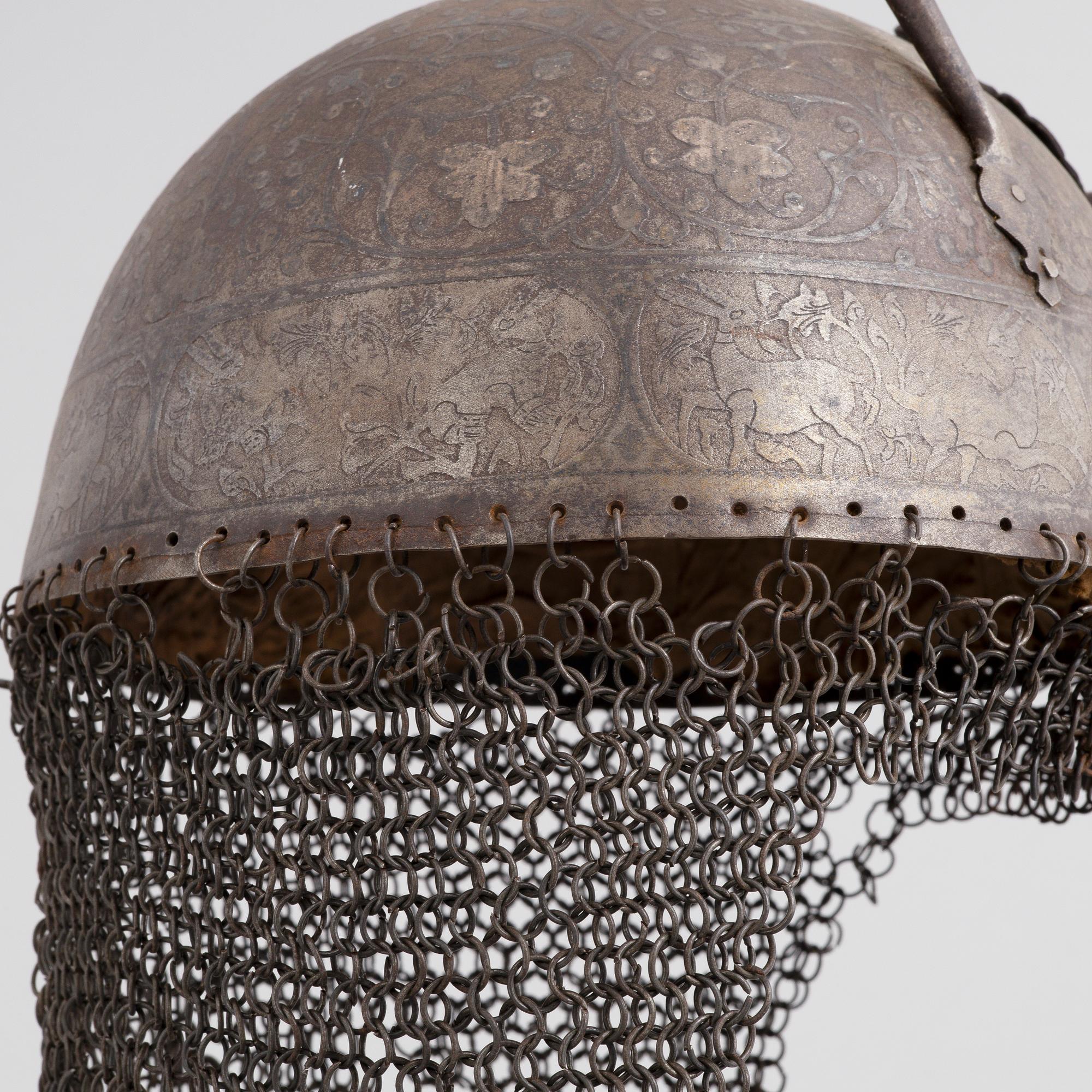 A Persian Khula Khud, 19th century.