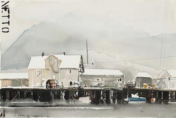 280. Lars Lerin, "Henningsvaer".