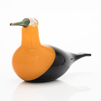 Oiva Toikka, A glass bird, 'Golden oriol', signed O. Toikka Nuutajärvi.