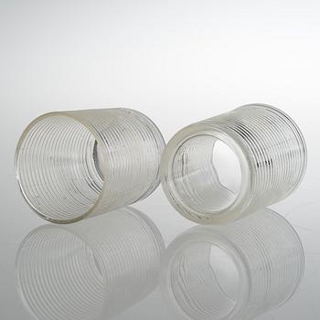 AINO AALTO, A PAIR OF DRINKING GLASSES, Karhula. In production 1935-1939.