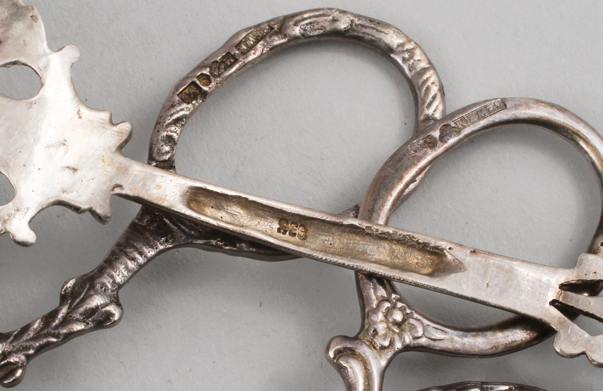 BESTICK, 11 st, silver, 1900-tal, vikt 555 gram.