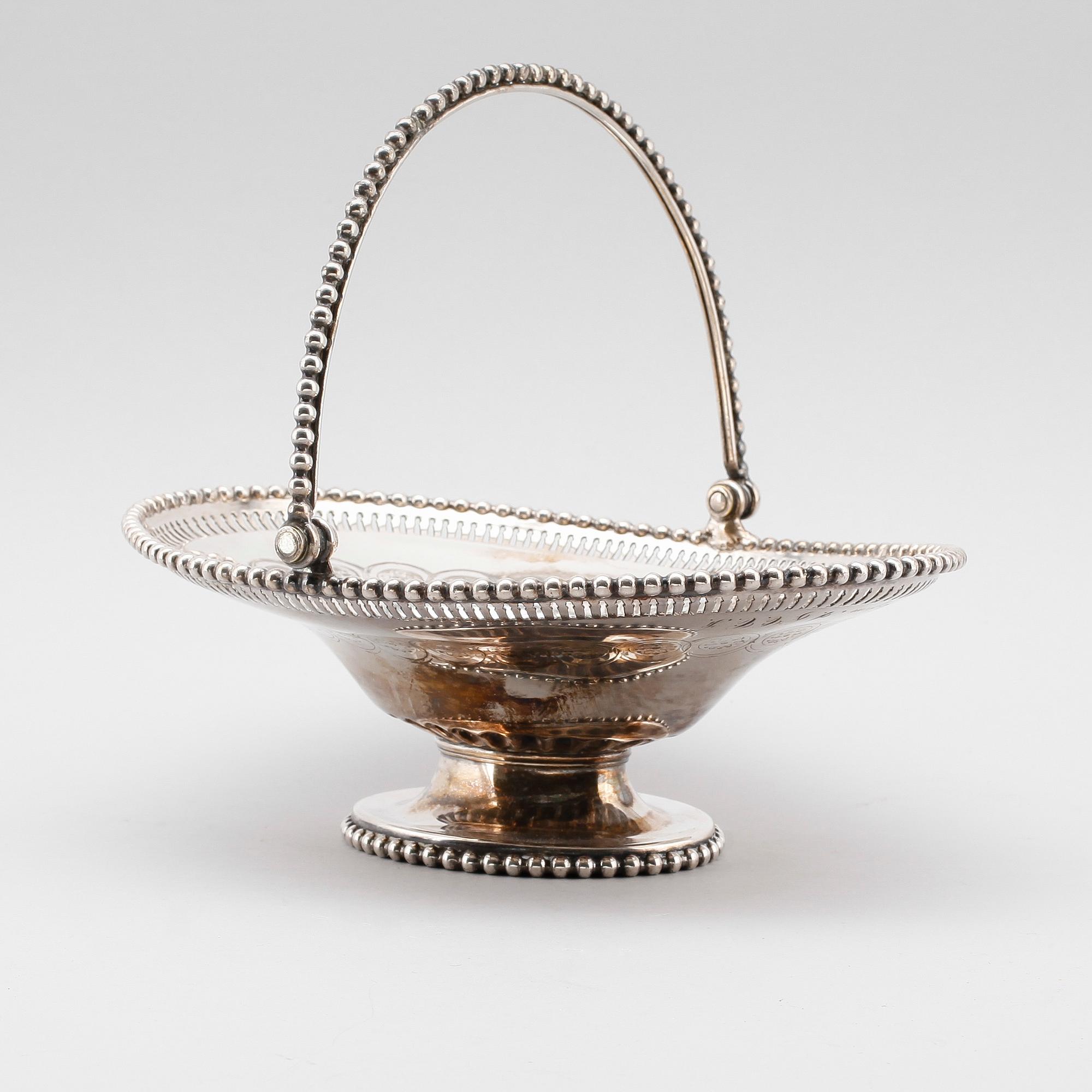 BRÖDKORG, pläter, viktoriansk, England, 1800-tal.