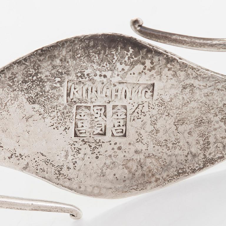 Skärp, silver, Kina.