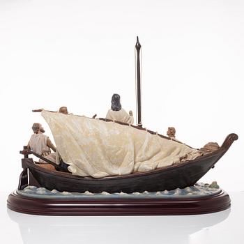 Salvador Furió, figurine, "Jesus in the Tiberiades", Lladró, Spain, 1984-2016.