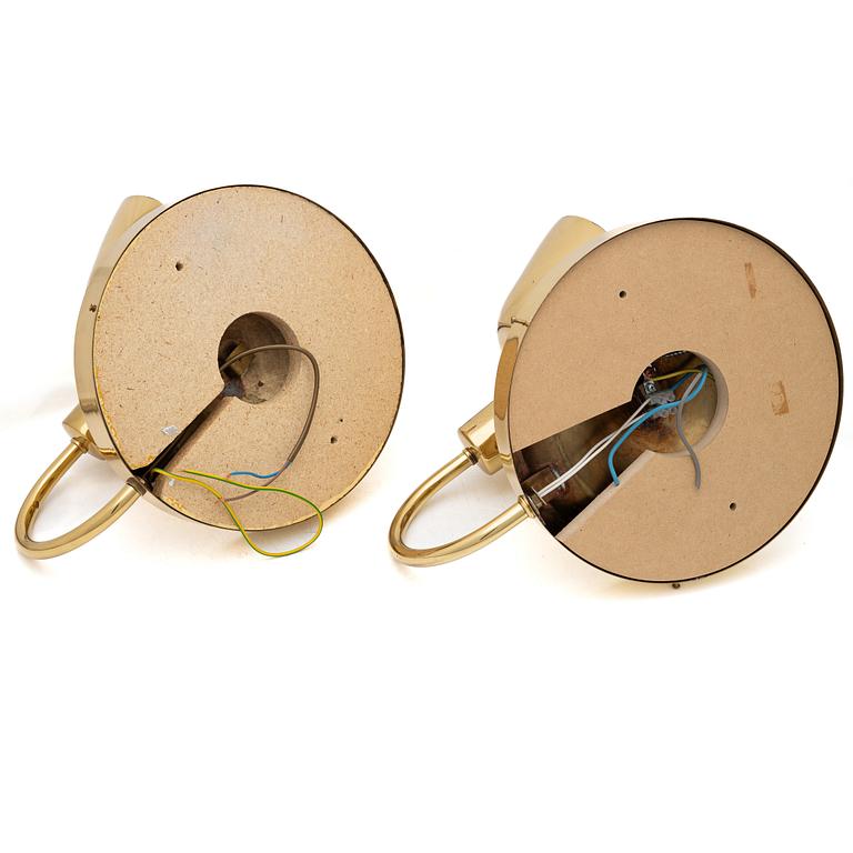 Josef Frank, Wall lamps, a pair, model 2389, Firma Svenskt Tenn.