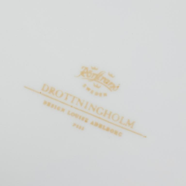 SERVISDELAR, 98 st, porslin, "Swedish Grace" samt "Drottningholm", Louise Adelborg, Rörstrand.
