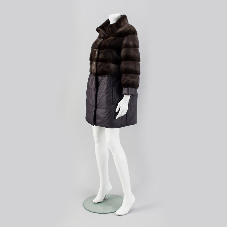 SUPERMA, fur jacket/coat, italian size 44.