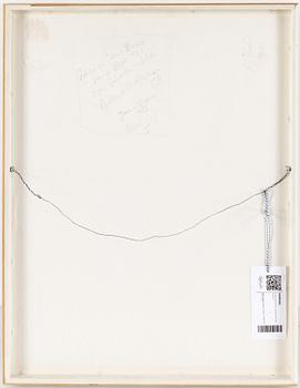 JAMES BROWN, mixed media on paper, signed James Brown and dated 1986.