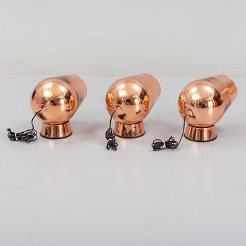 Tom Dixon, a set of three "Fat Spot" lights.