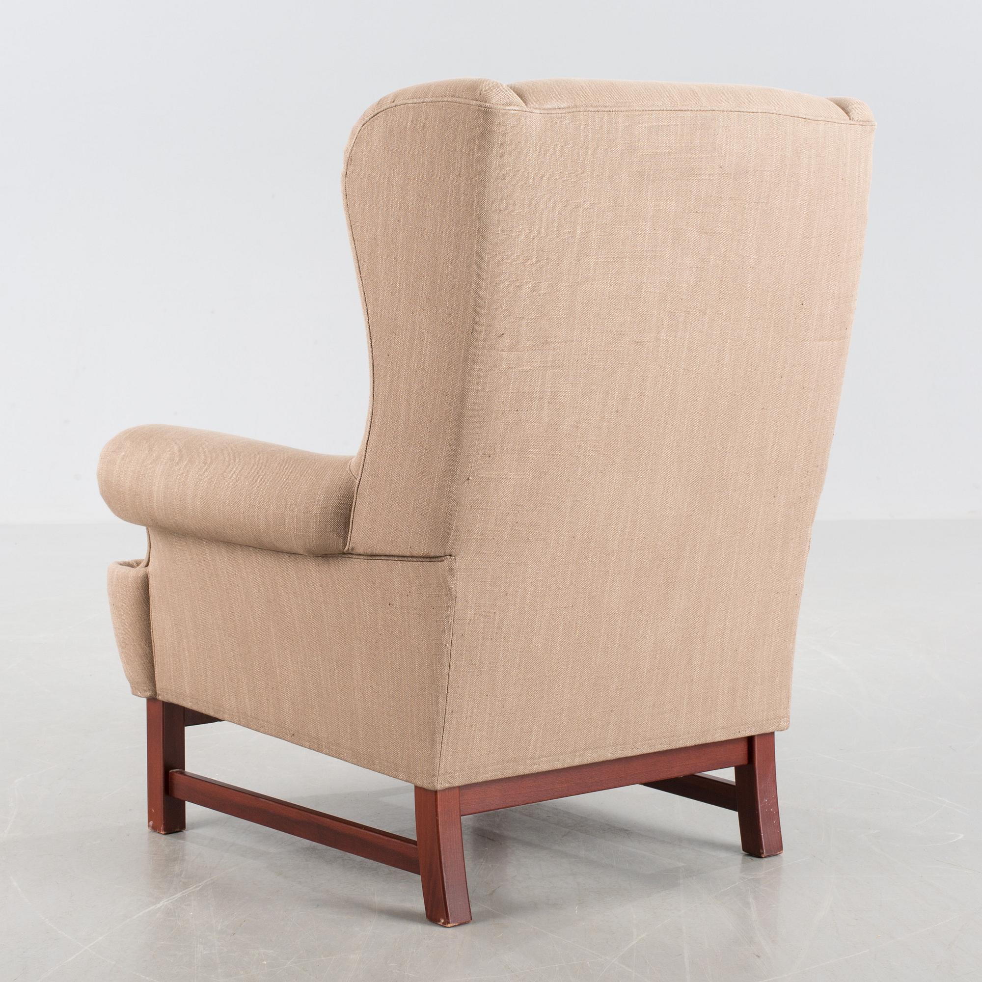 ÖRONLAPPSFÅTÖLJ, nr 3543, "Oxford", Svenskt Tenn.