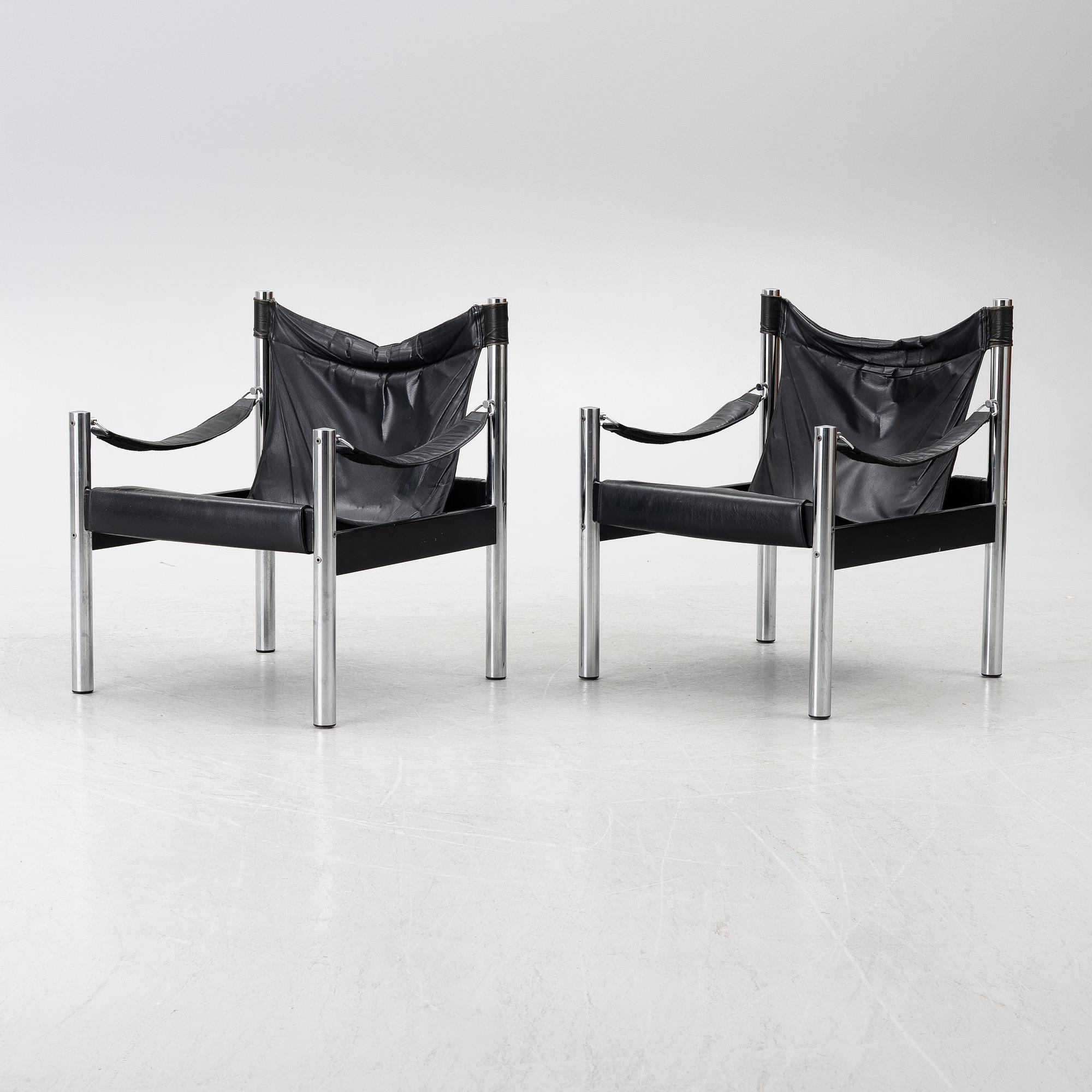 A pair of armchairs, Johansson Design, Markaryd, second half of the 20th century.