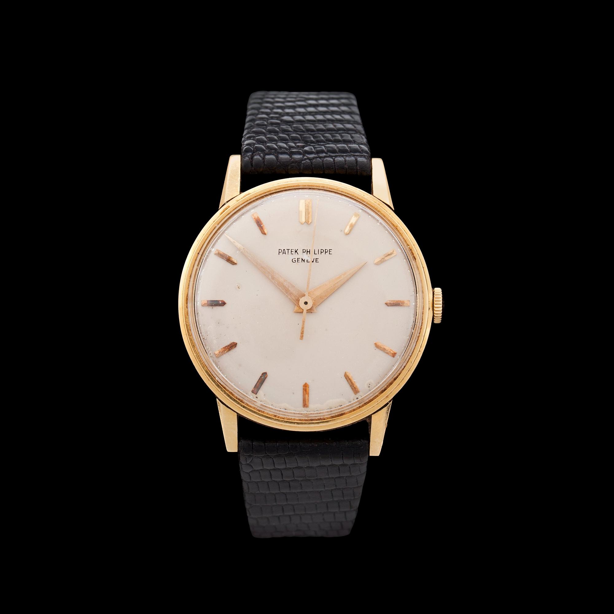 ARMBANDSUR, herr, Patek Philippe, Calatrava, refnr 3411, manuell, cal 27SC, 18k guld, 1960-tal.