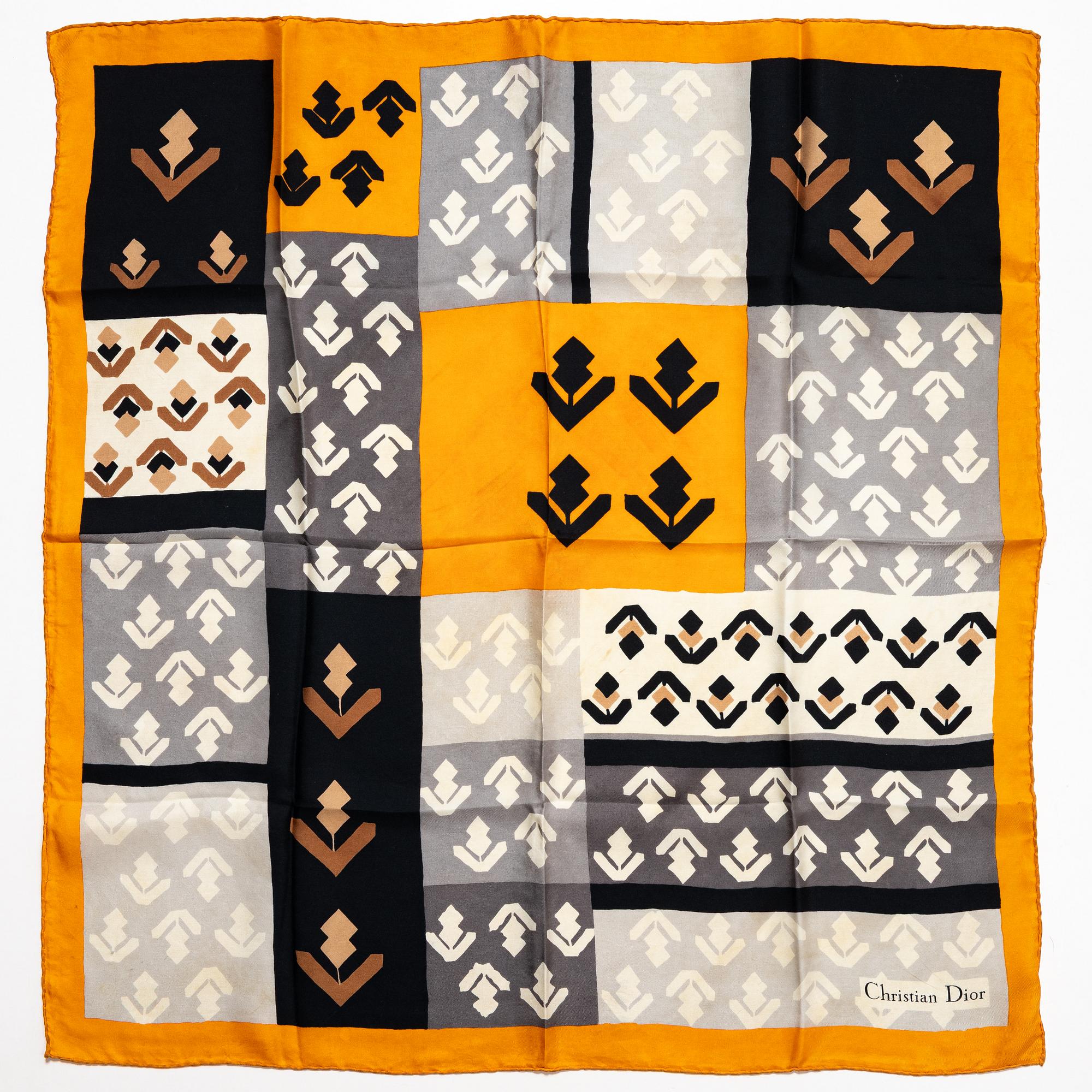 Christian Dior, Scarves, 2 pcs, vintage.