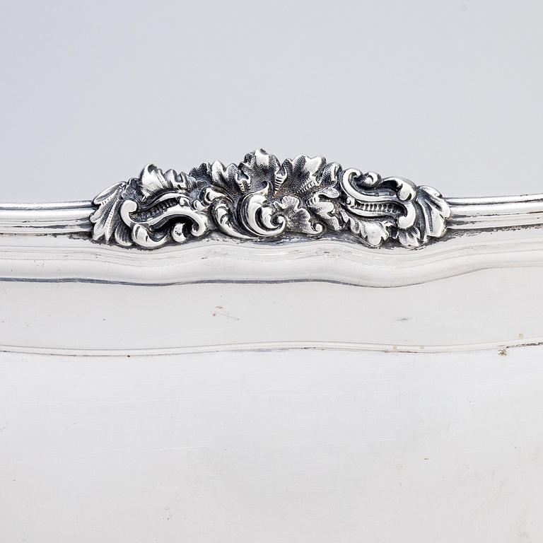 Johan George Hossauer, bricka, silver, Berlin (verksam 1821-1841).