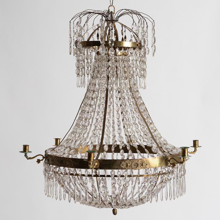 Ljuskrona. Karl-Johan, 1800-talets första hälft.