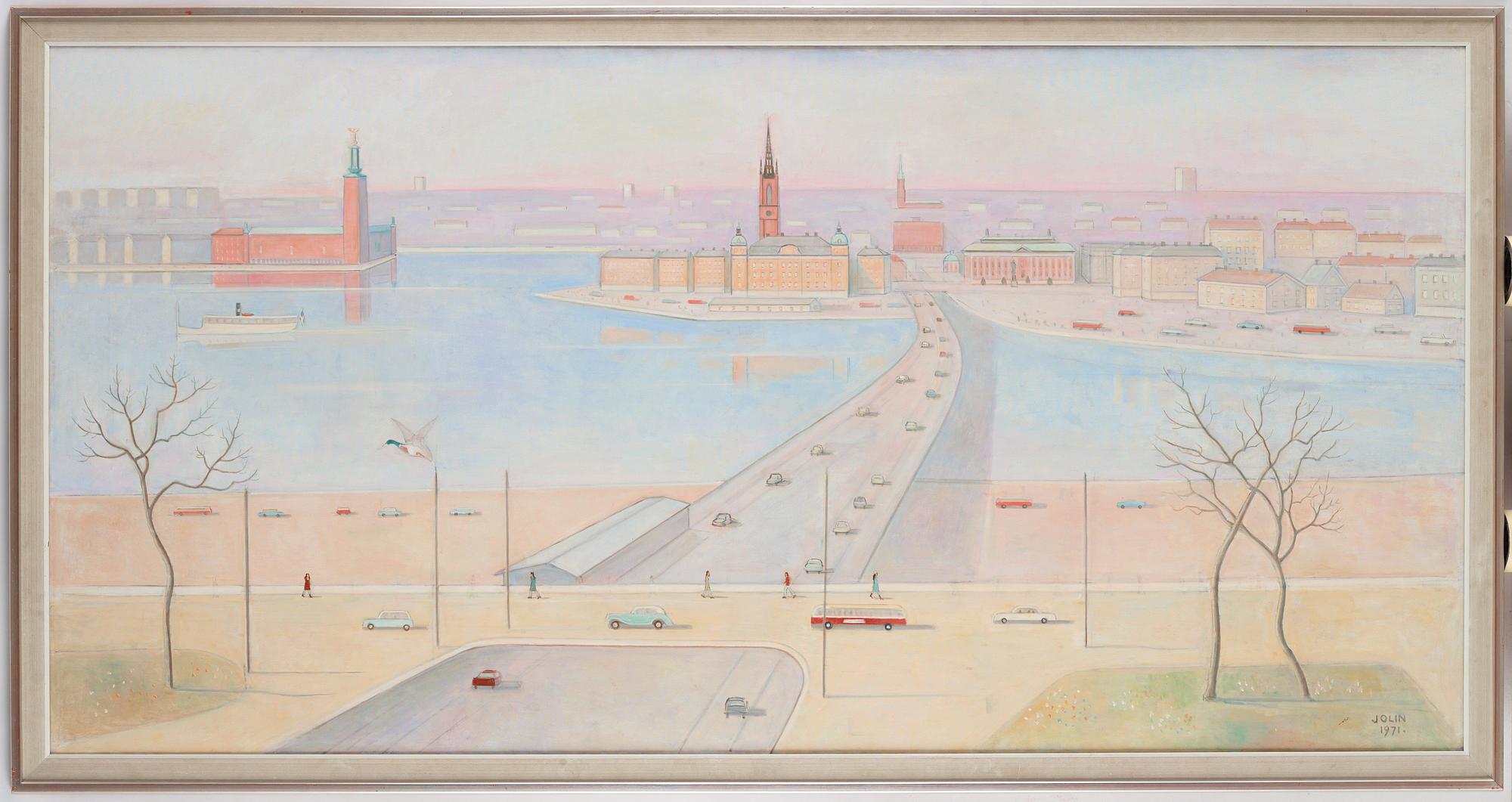 Einar Jolin, Utsikt över Stockholm från Söder.