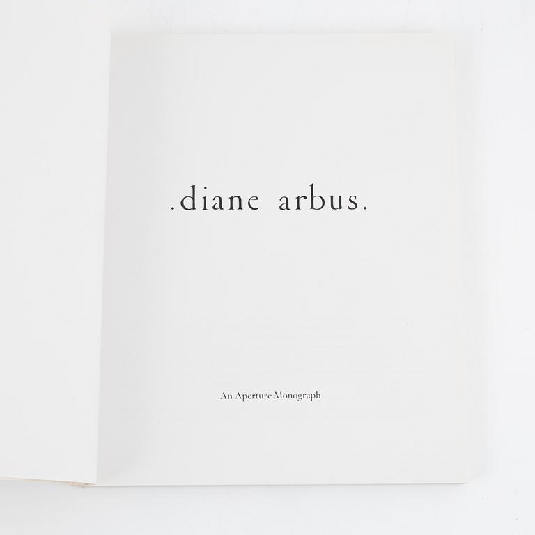 Diane Arbus, 3 fotoböcker.