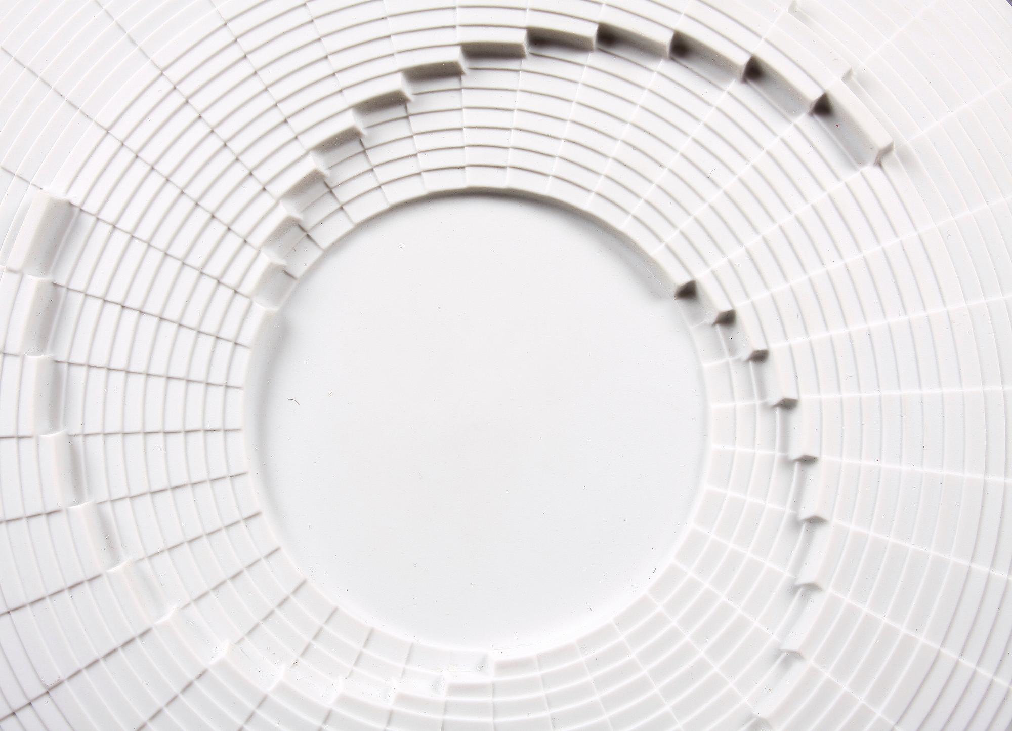 VÄGGPLAKETT, porslin. M. Morandini, Rosenthal.