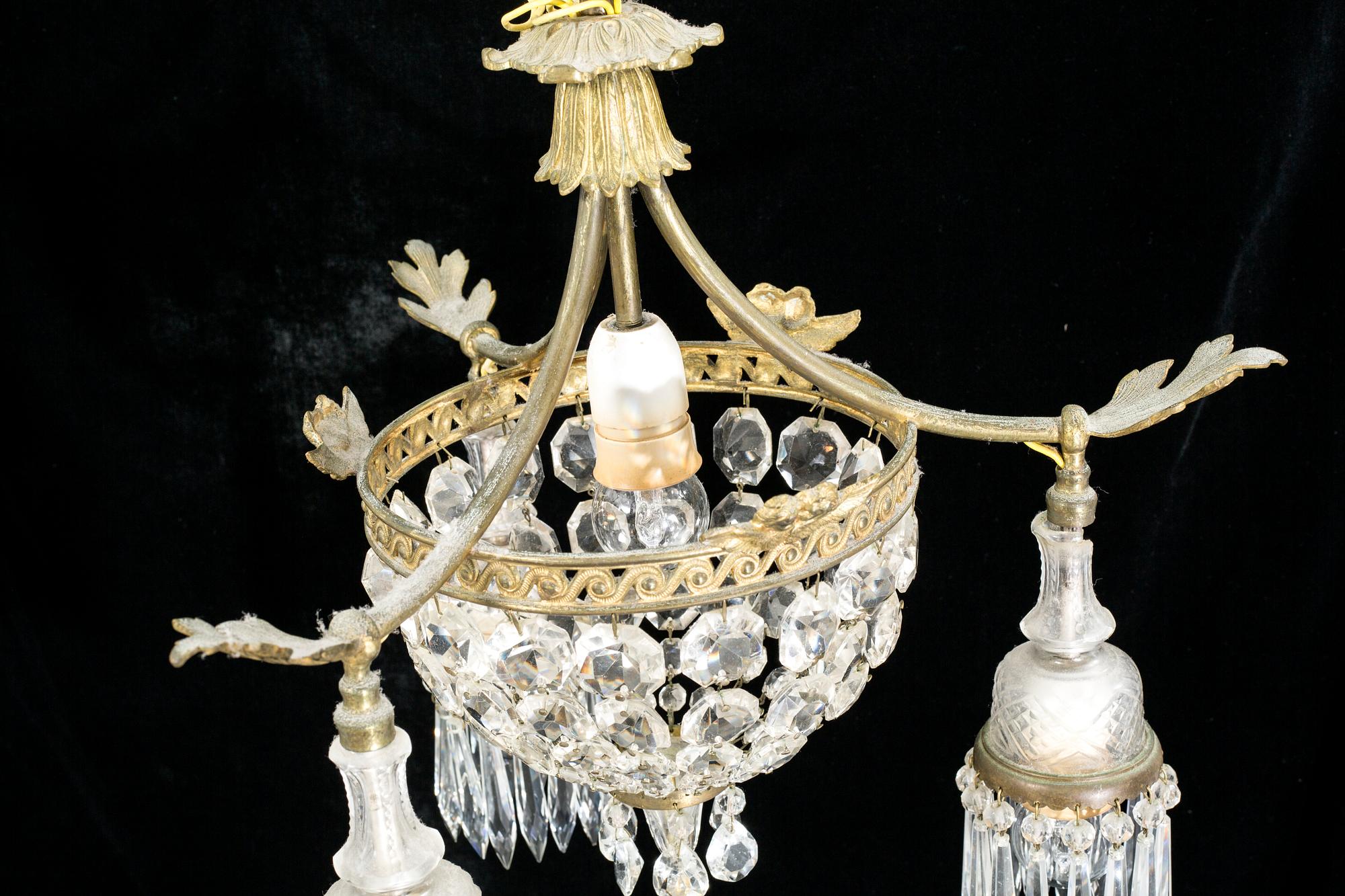 A ceiling lamp, first half of the 20th century.
