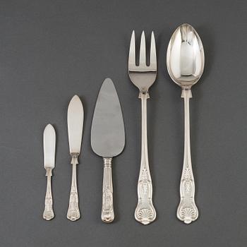 BESTICKSERVIS, 90 delar, nysilver, "Fransk Lilja", Sheffield, England.