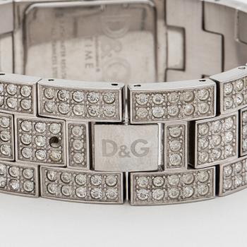 D&G Time, Dolce & Gabbana, wristwatch, 21,5 x 28 mm.