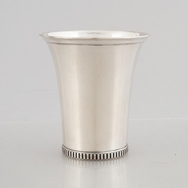 A Danish silver beaker, mark of Grann & Laglye, Copenhagen 1932.