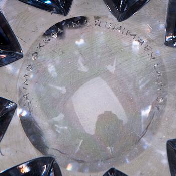 AIMO OKKOLIN,  MALJAKKO, Tähti, malli 6575. Signeerattu Aimo Okkolin Riihimäen lasi Oy.