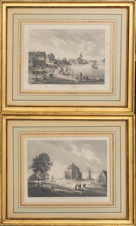 3 PRINTS by JOHAN FREDRIK MARTIN,