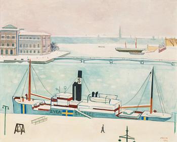 86. Einar Jolin, View over Stockholm.